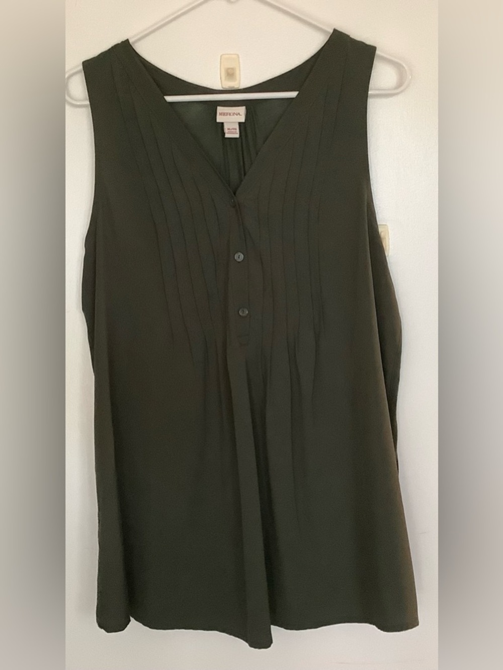 MERONA WOMENS SUMMER TUNIC SIZE XL GREEN